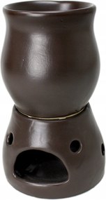 Kerámia bögre 0,2l melegítővel sötétbarna