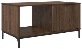 Dohányzóasztal barna tölgy 90 x 49 x 46 cm Faanyag
