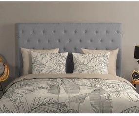 Bézs egyszemélyes-hosszabbított pamut ágyneműhuzat 140x220 cm Sym – Good Morning