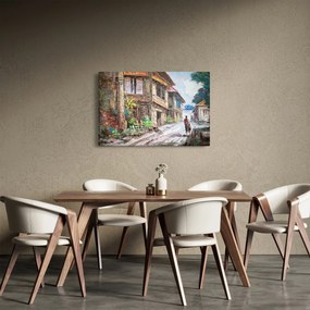 Fülöp-szigeteki falu képe, Ázsia (90x60 cm)