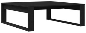 Fekete Tölgy Kávézóasztal 100x100x35 cm Tervezett Fa