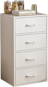 BeComfort fiókos szekrény 48x30x57 cm fehér FUR1921-2