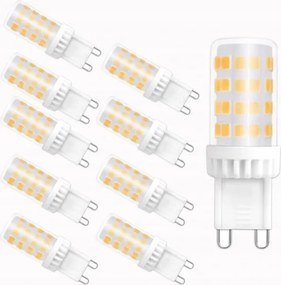 10X Led izzó G9 5W =55W meleg semleges hideg Prémium nem villog