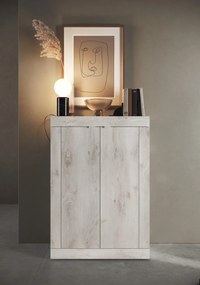 Basic cipőszekrény fehérített fenyő 78 x 116 cm