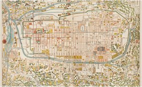 Flizelin fotótapéta Flizelin Design Antik térkép 416x254