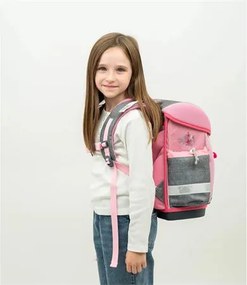 Iskolatáska, fémcsat, BELMIL Classy Elegant, pillangó (BL40313AG7L)