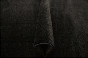 Fekete Egyszínű Puha Szőnyeg Elegáns Nappaliba Lima 120x170 cm