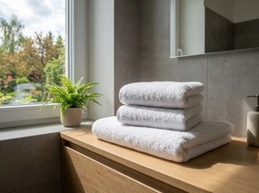 Fürdőlepedő NORIELLE 70x140 cm fehér, 100% pamut