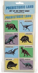 Ajándéktáska szett 6 db-os 5x12 cm Prehistoric Land - Rex London