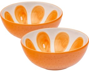Altom Tropicana kerámia tálkészlet narancs 12,5 cm, 2 db