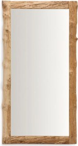 Fali tükör tömörfa kerettel 105x200 cm Ibro – Kave Home