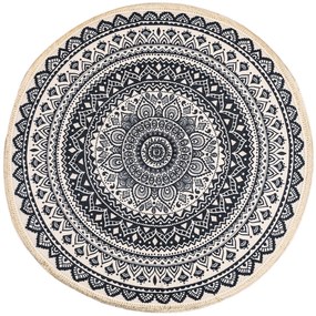 Mandala darabszőnyeg, szürke, 82 cm