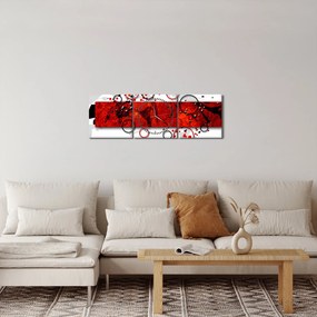 Az absztrakció képe (órával) (90x30 cm)