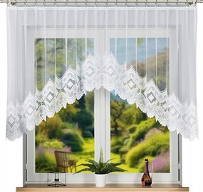 Jacquard függöny Lucyna méret 250x120cm (kész) íves