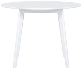 Fehér Színű Étkezőasztal ⌀ 100 cm ROXBY Beliani