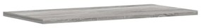 4 db szürke sonoma színű szerelt fa fali polc 60 x 20 x 1,5 cm