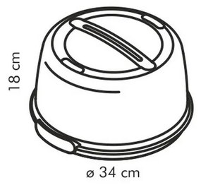 Tescoma DELÍCIA hűtő alátét fedővel 34 cm