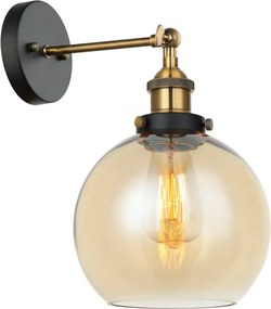 Italux CARDENA MBM-4330-1-GD+AMB Fali lámpa 1x40W/E27 IP20