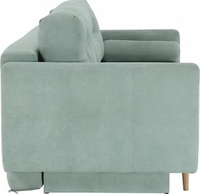 Szófa kinyitható, mentol anyag Queens, AURELIA