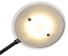 Állólámpa fekete olvasókarral, LED-del és USB-porttal - Sevilla