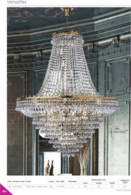 Függeszték Arany VERSAILLES SEARCHLIGHT 9112-102GO