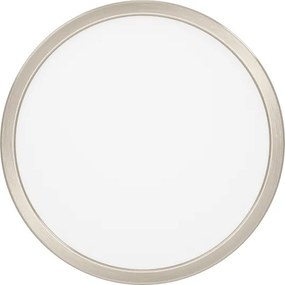 Eglo 901382 -LED RGBW dimmelhető füstölt üveges mennyezeti lámpa FUEVA-Z LED/14,3W/230V 27,8cm IP44 króm