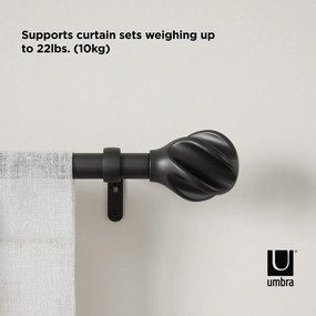 Acél bővíthető függönykarnis 107 - 305 cm Helix – Umbra