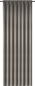 OXFORD szürkésbarna függöny 140x270 cm Felfüggesztés: Hullámos sínszalag