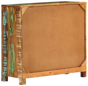 tömör újrahasznosított fa komód 70 x 30 x 68 cm