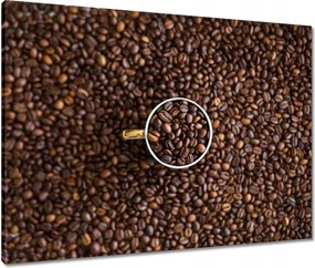 Vászonkép 80x60 Kávébab