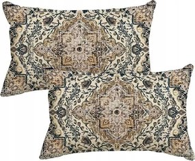 Dekoratív párnahuzat 30x50cm Barna szín boho stílusban