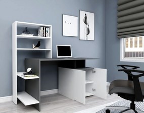 Íróasztal Melis - White, Anthracite