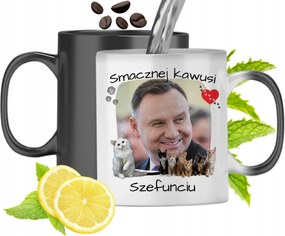 Duda András Színváltó Mágikus Bögre fényképes nyomtatással