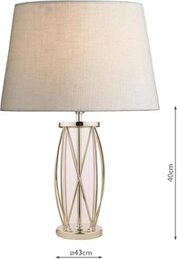 Laura Ashley Beckworth 3725834-Q Asztali lámpa IP20