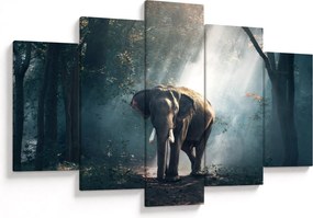 Elefánt a dzsungelben képe (150x105 cm)