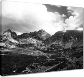 Vászonkép 50x40 Tátra Lengyel hegyek Kilátás