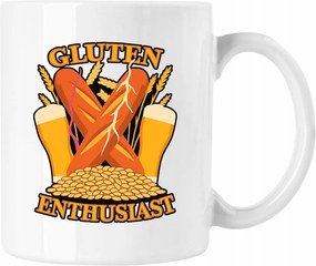 Glutén rajongó bögre mém vicces fehér 330ml