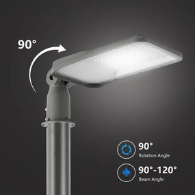 BRILAGI-LED kültéri lámpa oszloppal és kl. 3 m URBANLIGHT LED/100W/230V szürke IP65