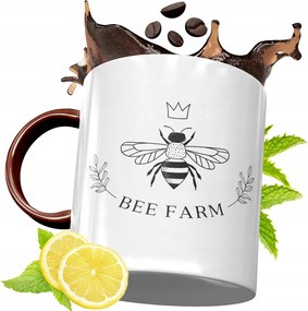 Bordó Bögre Méhésznek Születésnapra Ajándék fényképes nyomattal