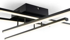 Brilagi - STRIPES LED mennyezeti lámpatest LED/37W/230V fekete