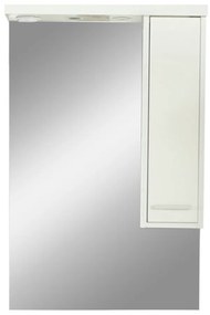 Nerva 65 cm-es tükrös felsőszekrény fehér