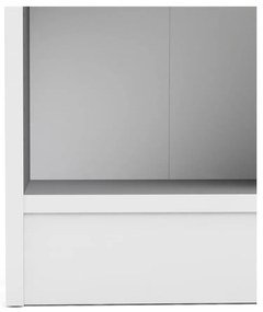 Basic fehér könyvespolc , 41 x 203 cm - Tvilum