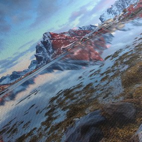Kép - Napfelkelte Reine felett (90x60 cm)