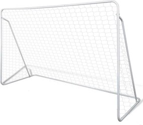 vidaXL kiváló minőségű acél hálós focikapu szett 240 x 90 x 150 cm
