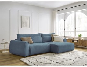 Kék sarokkanapé Aden – Bobochic Paris