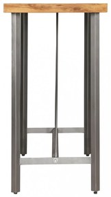 tömör újrahasznosított tíkfa bárasztal 120x58x106 cm