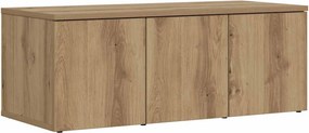 vidaXL kézműves tölgy színű szerelt fa TV-szekrény 80x34x30 cm