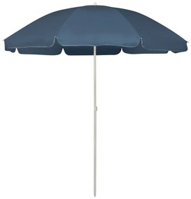 kék strandnapernyő 240 cm