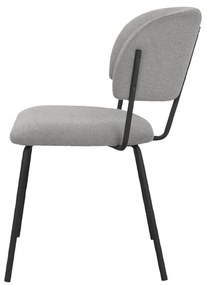 Szürke étkezőszék szett 2 db-os Claudia – Støraa