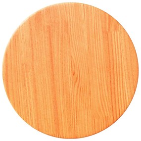 viaszbarna tömör fenyőfa kerek asztallap Ø30 x 2,5 cm